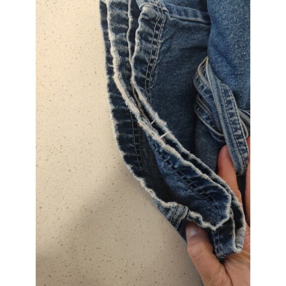 R.V.T . Denim Bibs Overalls Blue Women's Size 24 100% Cotton - Picture 11 of 11